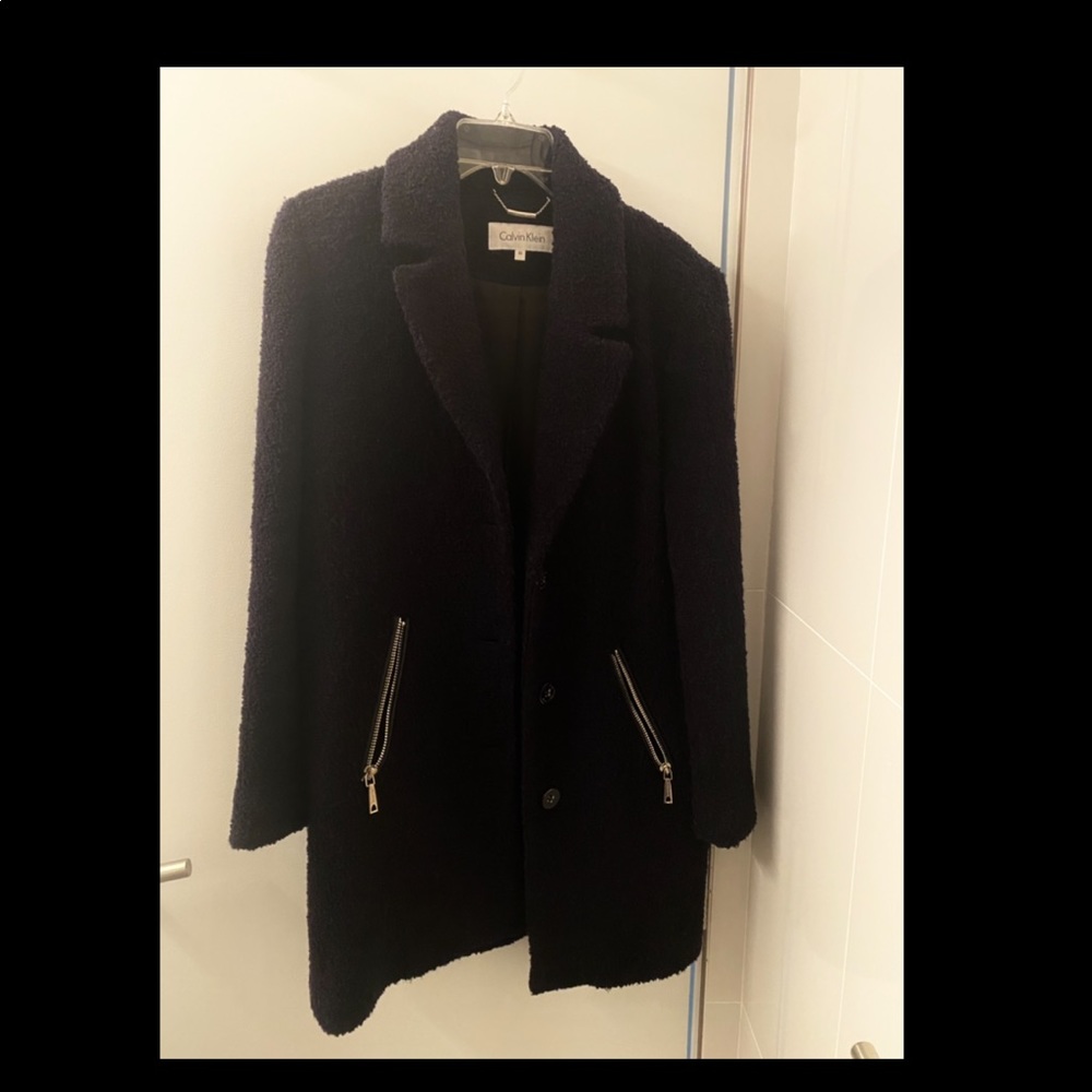 Calvin Klein Boucle coat